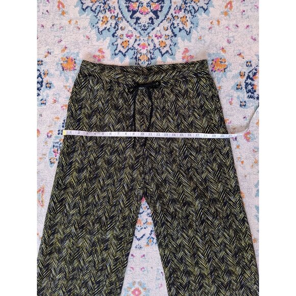 Coldwater Creek Natural Fit Pull‎ On Abstract Chevron Print Pant - L 10-12 - Picture 6 of 12